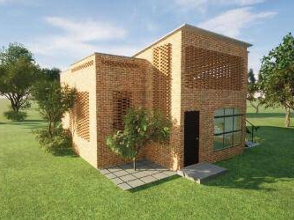 Scenic view of Blue Hills by Vibez Estate, featuring lush greenery and modern architecture in a serene, natural setting