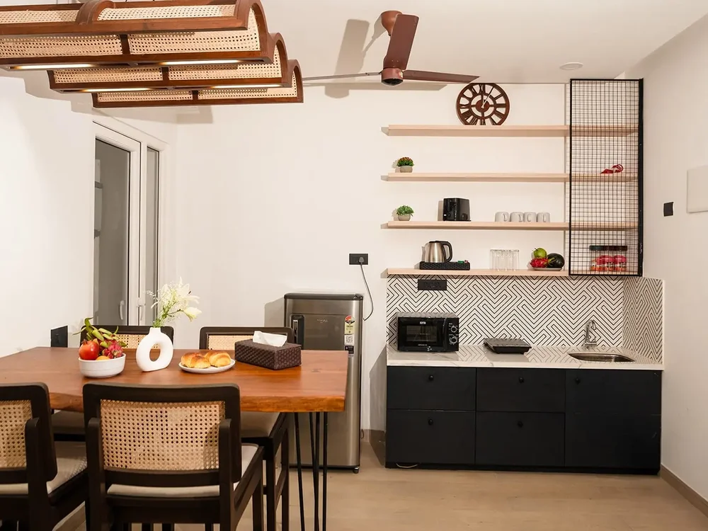 Calangute Heights property in Goa featuring modern architecture and lush surroundings, ideal for luxury living